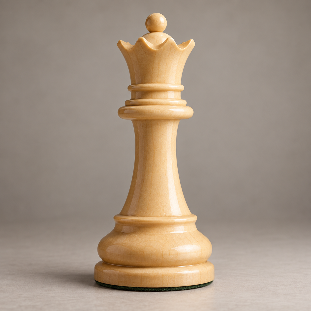 White queen chess piece